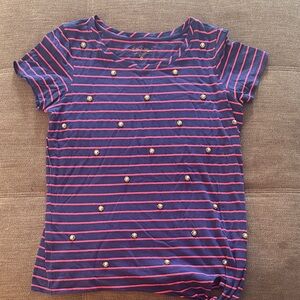 Lily Pulitzer Navy and Pink Shirt